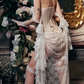 Mini robe de soirée en satin, sans bretelles, sans manches, ligne a, simple, C899