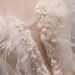 Robe de bal modeste, épaules dénudées, en Tulle blanc, tenue d'anniversaire, robe de soirée, C942
