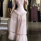 Alluring Halter Neck Prom Dress Lace A-Line Evening Dress C9432