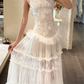 Alluring Halter Neck Prom Dress Lace A-Line Evening Dress C9432