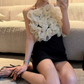 Mini robe de soirée en satin, sans bretelles, sans manches, ligne a, simple, C899