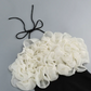 Mini robe de soirée en satin, sans bretelles, sans manches, ligne a, simple, C899