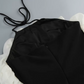Mini robe de soirée en satin, sans bretelles, sans manches, ligne a, simple, C899