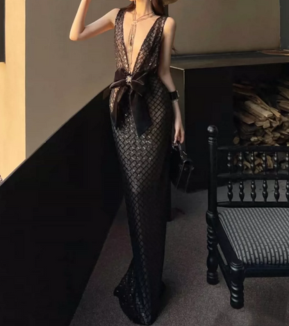 Robe de bal de princesse bustier à volants en satin long, robe de soirée C8117