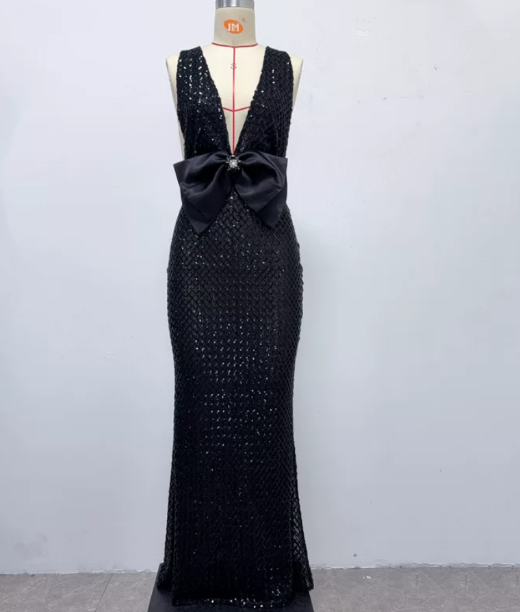 Robe de bal de princesse bustier à volants en satin long, robe de soirée C8117
