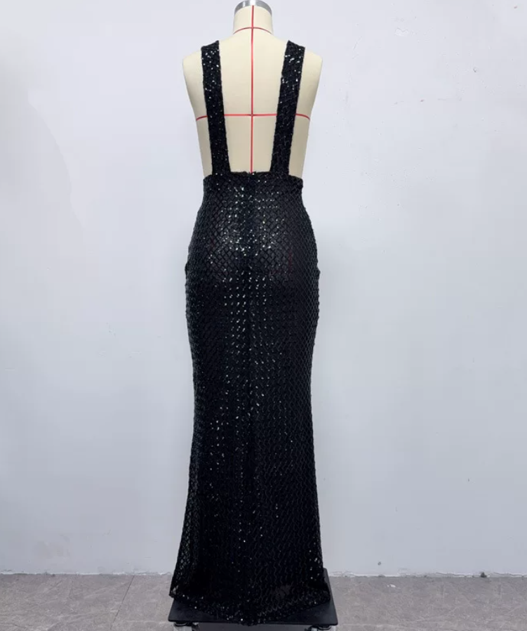 Robe de bal de princesse bustier à volants en satin long, robe de soirée C8117