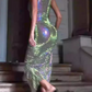 Gorgeous Spaghetti Straps Prom Dress Sequins Sheath Evening Dress C9436