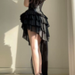 Mini robe de soirée en satin, sans bretelles, sans manches, ligne a, simple, C899