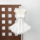 Trendy Strapless Bow Homecoming Dress Lace Tulle A-Line Party Dress C9446