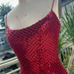 Chic Spaghetti Straps Homecoming Dress Sequins Beads Sheath Party Dress C9466