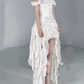 Cute Halter Neck Homecoming Dress Ruffles Tiered A-Line Party Dress C9469