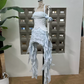Romantic Halter Neck Homecoming Dress Ruffles Tiered A-Line Party Dress C9470