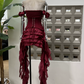 Romantic Halter Neck Homecoming Dress Ruffles Tiered A-Line Party Dress C9470
