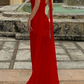 Charming Strapless Prom Dress With Scarf Sheath Evening Dress C9474