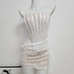 Elegant Strapless Wedding Dresses Lace Mermaid Bridal Dress C9475
