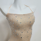 Classical Spaghetti Straps Prom Dress Crystals Mermaid Evening Dress C9477