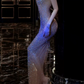 Sparkling Halter Neck Prom Dress Beading Sheath Evening Dress C9483