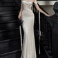 Chic Off-Shoulder Prom Dress        Mermaid Evening Dress C9486