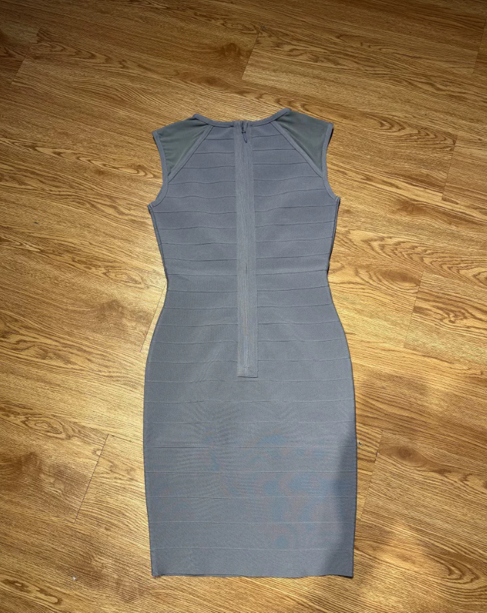 Retro U Neck Homecoming Dress Sheath Party Dress C9489