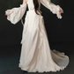 Robe de bal de princesse bustier à volants en satin long, robe de soirée C8117
