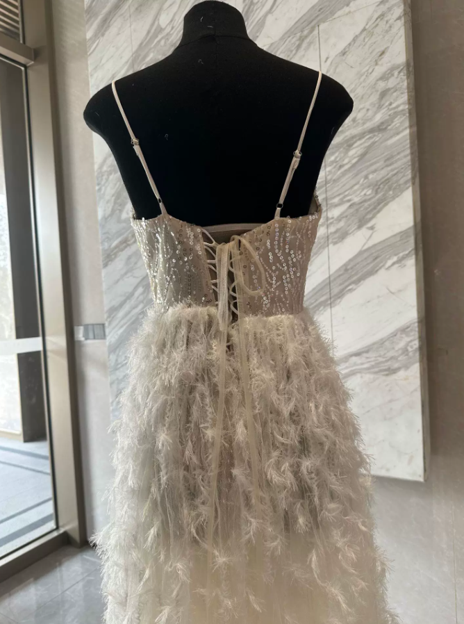 Robe de bal de princesse bustier à volants en satin long, robe de soirée C8117