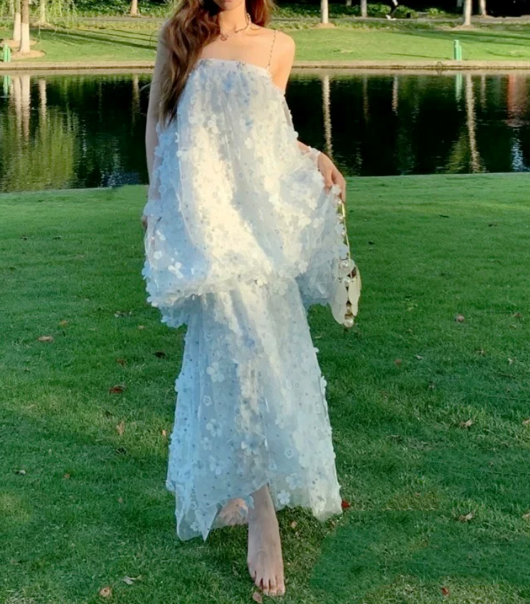 Robe de bal de princesse bustier à volants en satin long, robe de soirée C8117