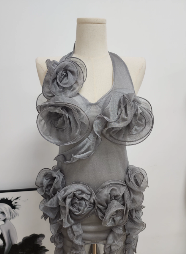 Mini robe de soirée en satin, sans bretelles, sans manches, ligne a, simple, C899