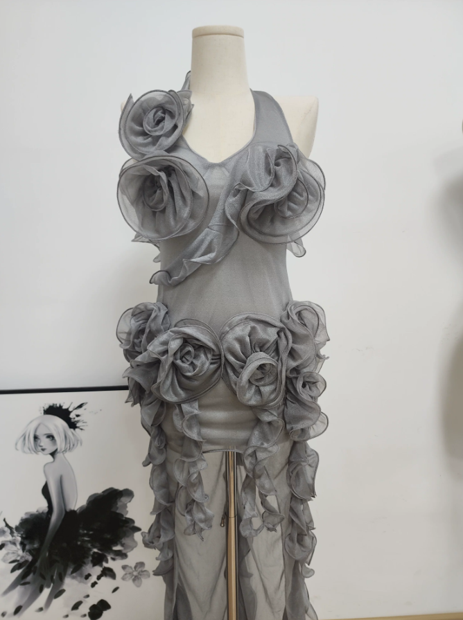 Mini robe de soirée en satin, sans bretelles, sans manches, ligne a, simple, C899