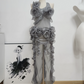 Mini robe de soirée en satin, sans bretelles, sans manches, ligne a, simple, C899