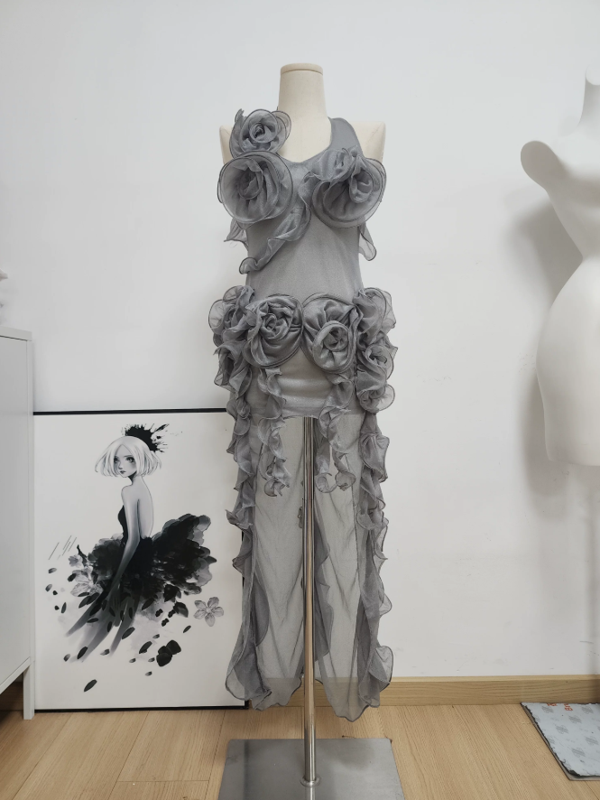 Mini robe de soirée en satin, sans bretelles, sans manches, ligne a, simple, C899