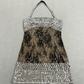Mini robe de soirée en satin, sans bretelles, sans manches, ligne a, simple, C899