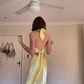 Robe de bal de princesse bustier à volants en satin long, robe de soirée C8117