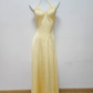 Robe de bal de princesse bustier à volants en satin long, robe de soirée C8117
