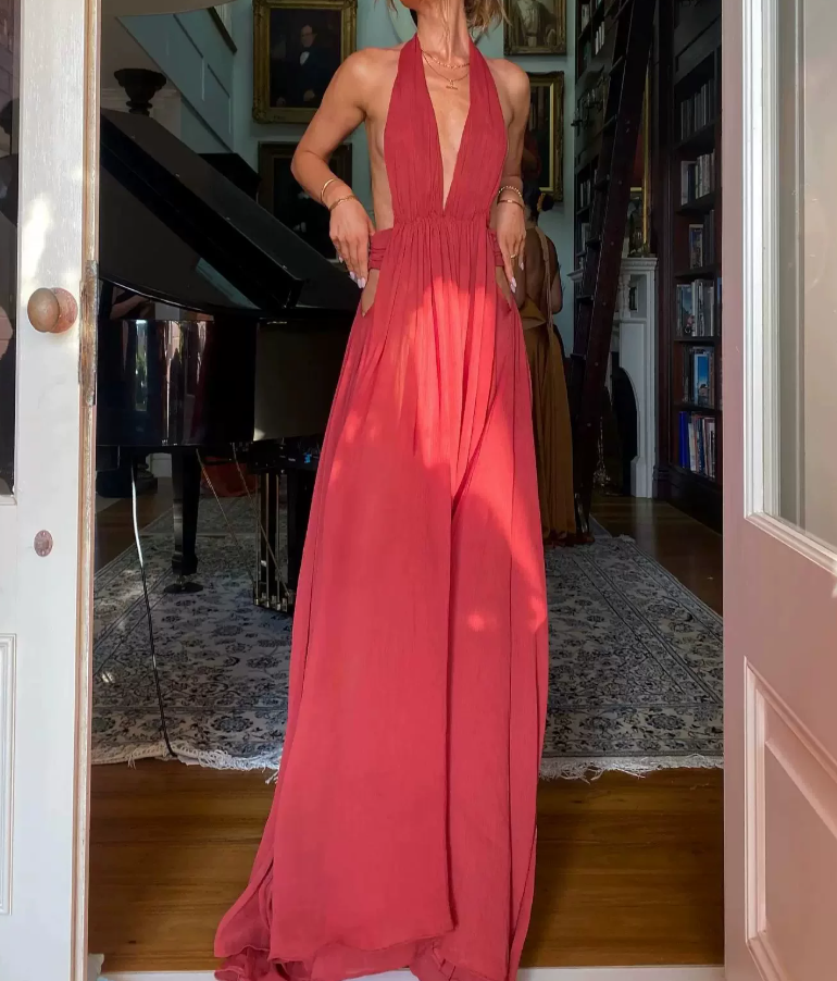 Robe de bal de princesse bustier à volants en satin long, robe de soirée C8117