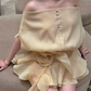Mini robe de soirée en satin, sans bretelles, sans manches, ligne a, simple, C899
