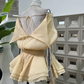 Mini robe de soirée en satin, sans bretelles, sans manches, ligne a, simple, C899