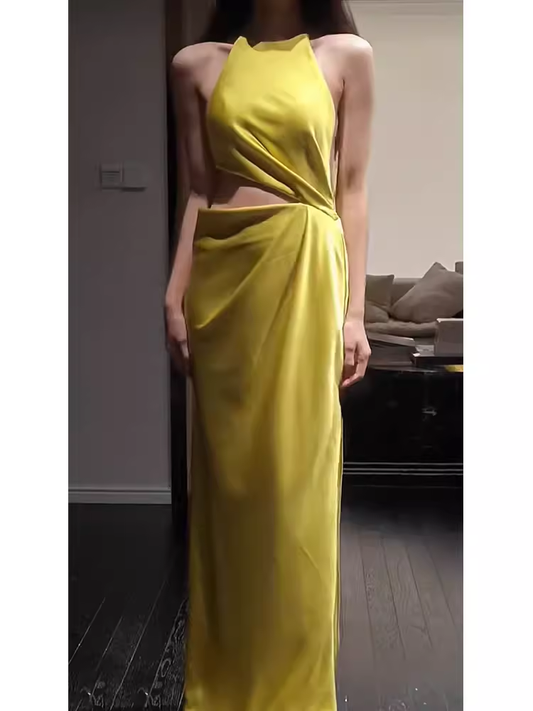Sexy Sheath Scoop Neckline Long Prom Dresses C951