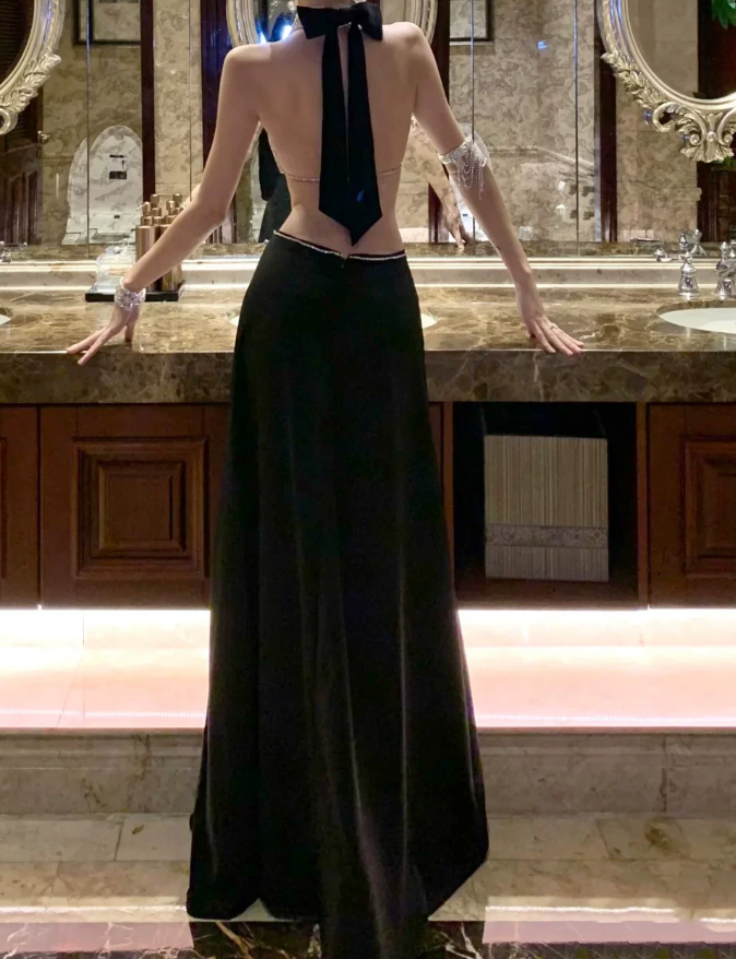 Robe de bal de princesse bustier à volants en satin long, robe de soirée C8117