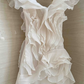 Mini robe de soirée en satin, sans bretelles, sans manches, ligne a, simple, C899