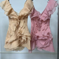 Mini robe de soirée en satin, sans bretelles, sans manches, ligne a, simple, C899