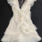 Mini robe de soirée en satin, sans bretelles, sans manches, ligne a, simple, C899