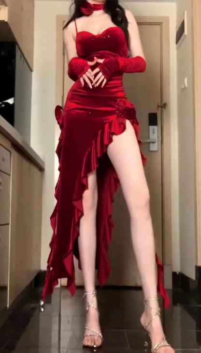 Mini robe de soirée en satin, sans bretelles, sans manches, ligne a, simple, C899
