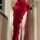 Mini robe de soirée en satin, sans bretelles, sans manches, ligne a, simple, C899