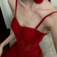 Robe de bal de princesse bustier à volants en satin long, robe de soirée C8117