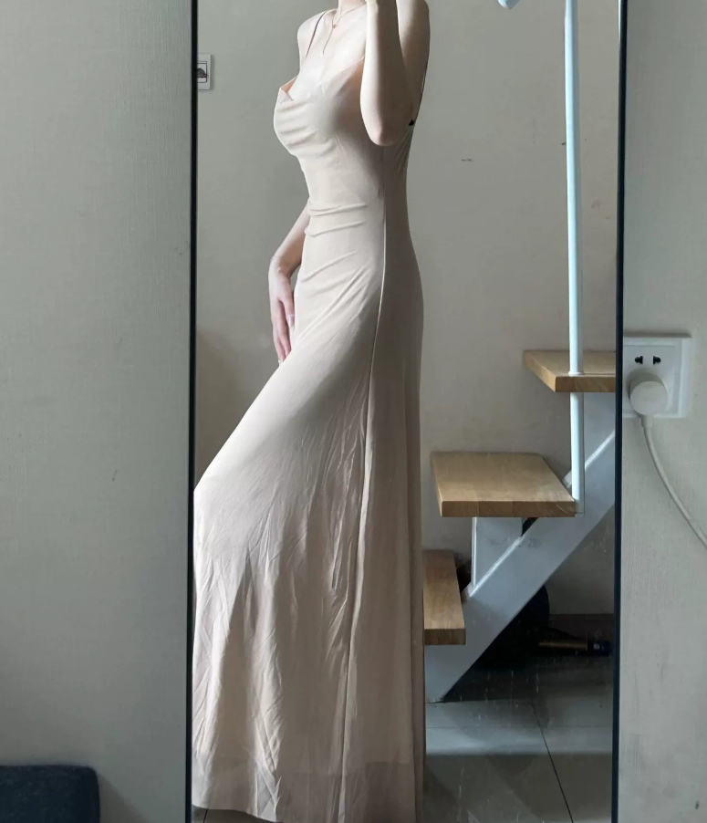 Robe de bal de princesse bustier à volants en satin long, robe de soirée C8117