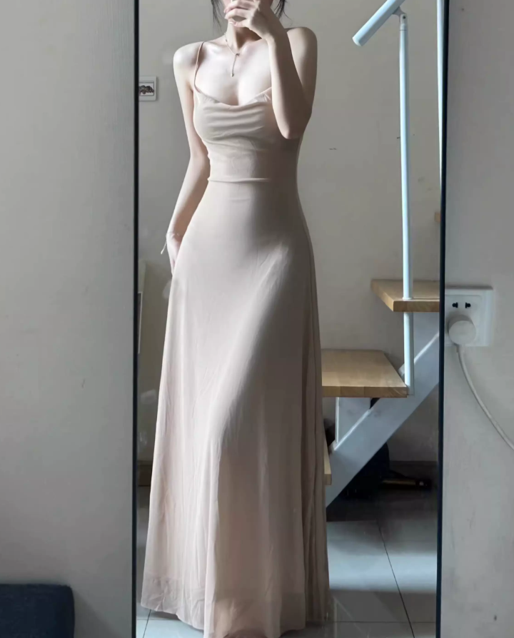 Robe de bal de princesse bustier à volants en satin long, robe de soirée C8117