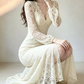 Robe de bal de princesse bustier à volants en satin long, robe de soirée C8117