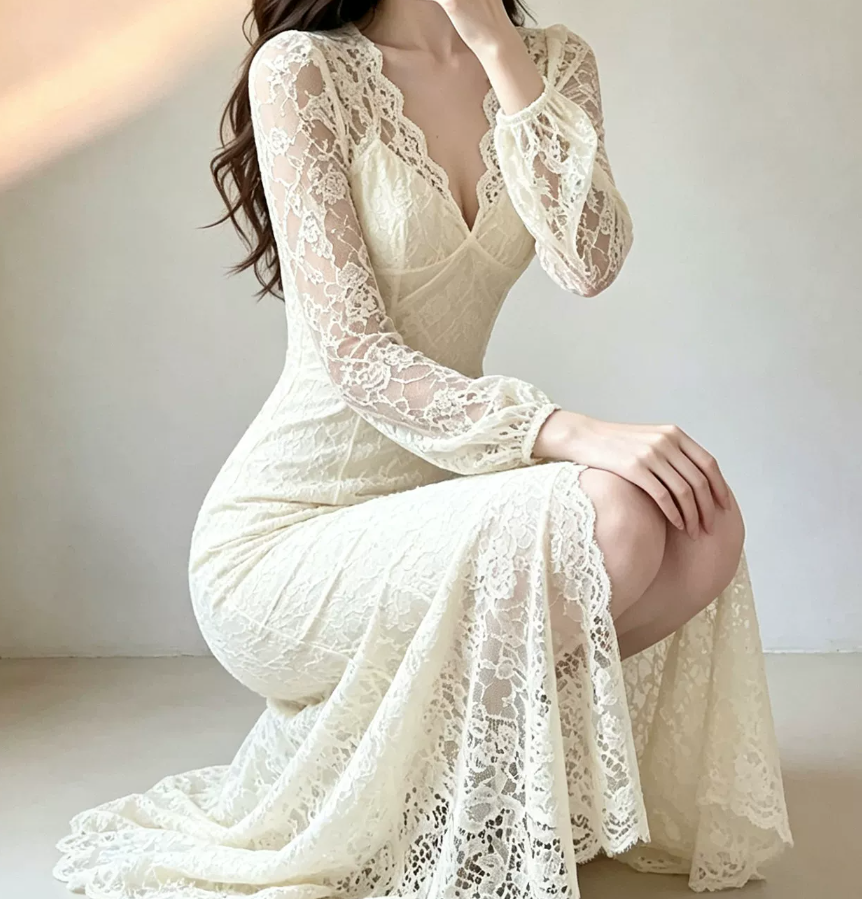 Robe de bal de princesse bustier à volants en satin long, robe de soirée C8117