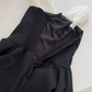 Sweet Off-Shoulder Homecoming Dress Bow Black A-Line Party Dress C9546