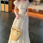 Robe de bal de princesse bustier à volants en satin long, robe de soirée C8117
